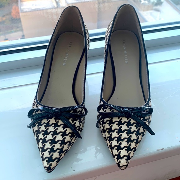 Karen Millen Shoes - NEW Karen Millen Houndstooth pumps